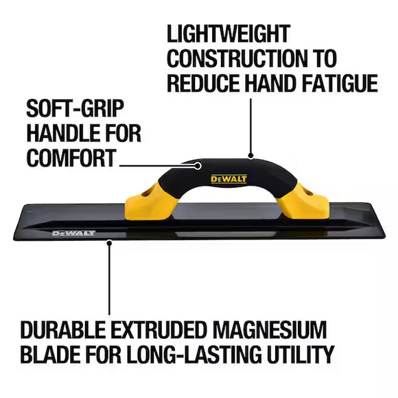 DEWALT 16" x 3-1/8" Magnesium Float