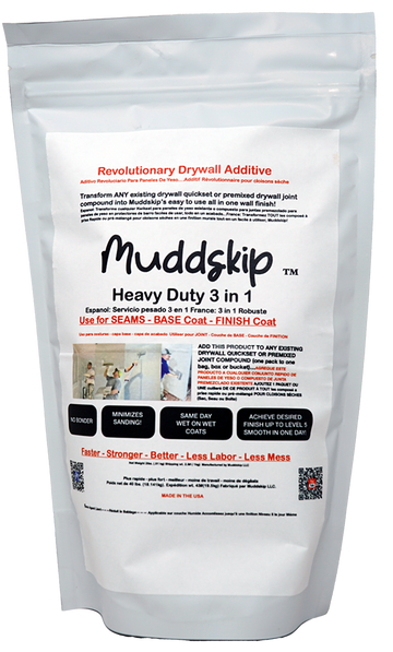 Muddskip™ HEAVY DUTY 3-in-1 Drywall Additive