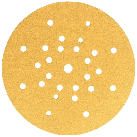 Mirka® GOLD 9" 27-Hole Grip Sanding Discs