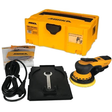 Mirka® 6" DEROS Vacuum-Ready Electric Orbital Sander with Case