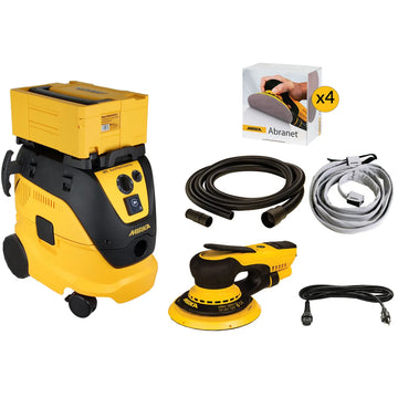 Mirka® 6" DEROS II 650X, 5mm Orbit with AFC Dust Extractor Kit