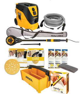 Mirka® LEROS Dust Free Kit with Drywaller Supply Kit