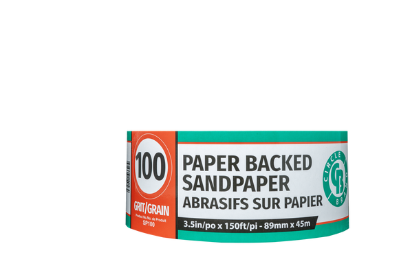 Circle Brand Paperback Sandpaper Roll 150' Length