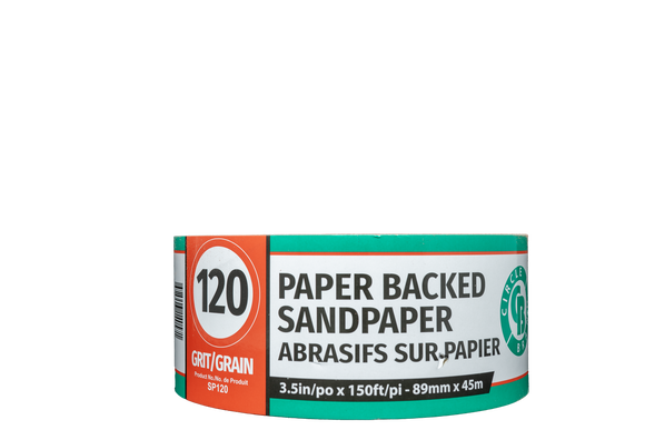 Circle Brand Paperback Sandpaper Roll 150' Length