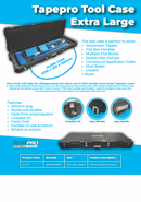 Tapepro Tool Case with Roller Wheels-5