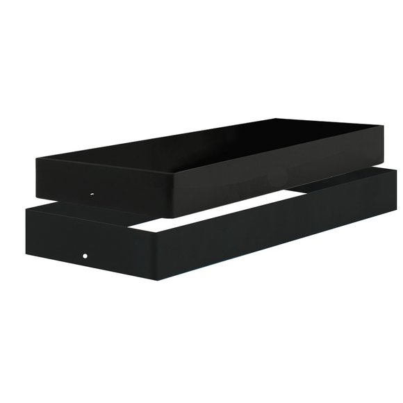 DAVENTE Flush Undermount Kit - 4" x 10" Duct Opening (BLACK)