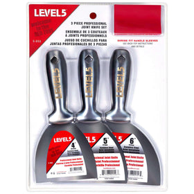 LEVEL5  Welded Joint Knife Set (4"/ 5"/ 6") with Heat-Shrink Grips