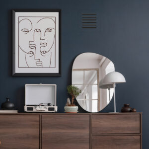 Envisivent Removable Flush Mount Air Supply, 6” x 6” (Drywall Opening) CB5010