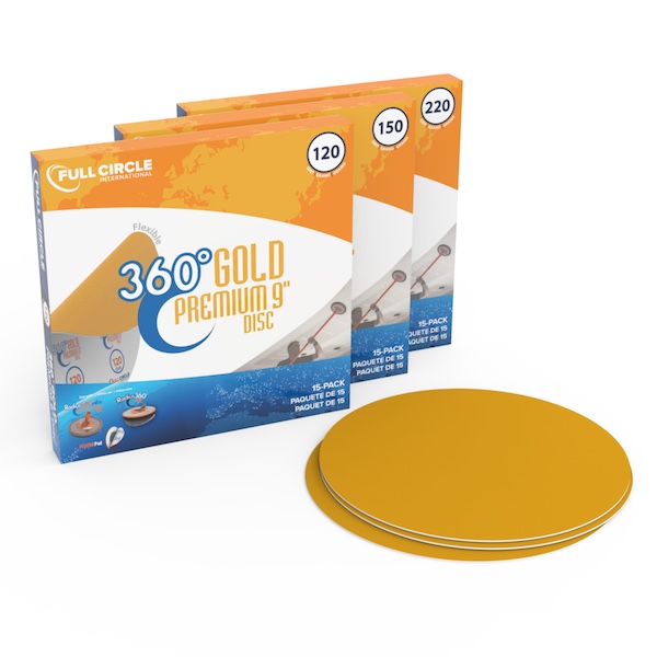 Full Circle Level 360Gold Sanding Discs