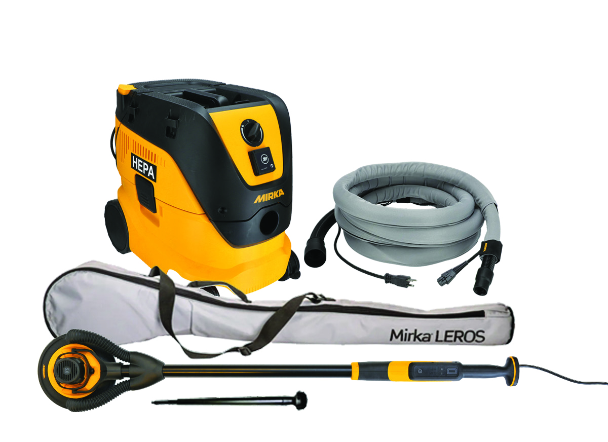 Mirka® Leros Dust Free Kit with FREE Drywaller Supply Kit