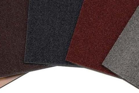 Sandpaper in Five Different Colors